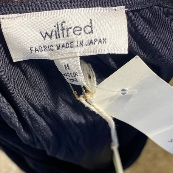 NWT Aritzia Wilfred Almeida Dress Black - Picture 8 of 12